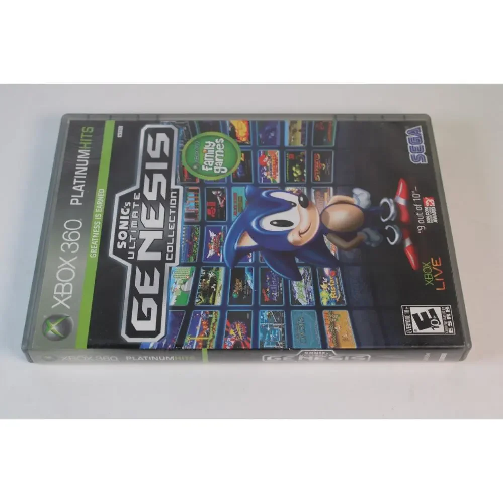 Sonic's Ultimate Genesis Collection (Xbox 360, 2009) Authentic, complete, tested
